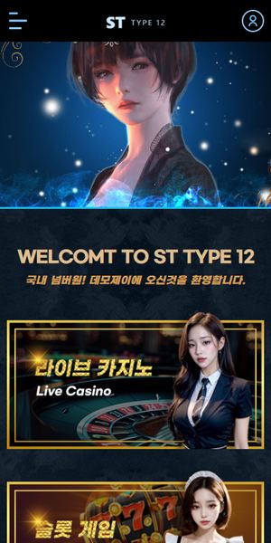 ST TYPE 12 모바일 화면