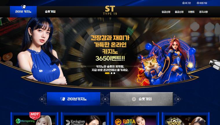 ST TYPE 19 데스크톱 화면
